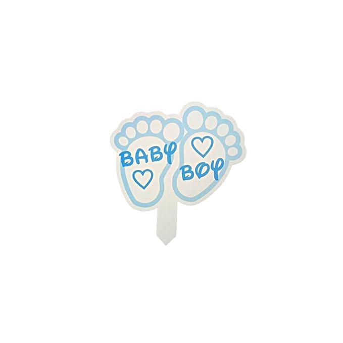 Welcome Home Baby Decoration Combo Welcome Baby Boy Banner Decoration Kit Big Size Cutouts Cake Topper Welcome Boy Decoration Baby Shower Decoration Items - 14pcs