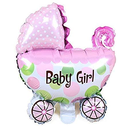 Baby Shower Decoration Items Set-55Pcs Baby Shower Party Decoration Items with Pastel Balloon,Pram Balloon theme Party Decoration Items