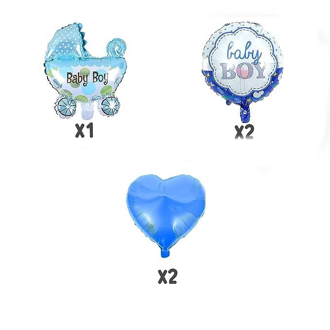Welcome Home Baby Decoration Combo Welcome Baby Boy Banner Decoration Kit Big Size Cutouts Cake Topper Welcome Boy Decoration Baby Shower Decoration Items - 14pcs