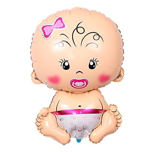 Baby Shower Decoration Items Set-64 Pcs Baby Shower Party Decoration Items with Pastel Balloon,Pram Balloon Baby Shower theme Party Decoration Items