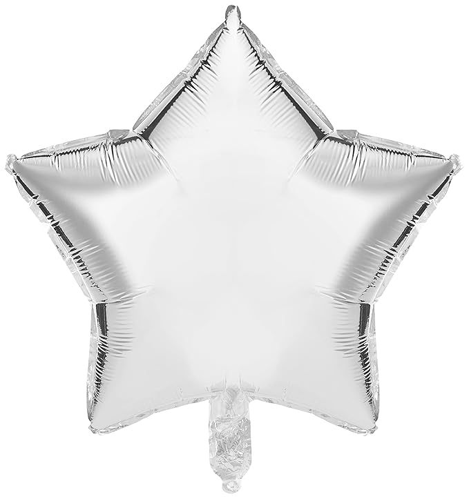 Astronaut Space Theme Decoration Combo – 50 Pcs | Balloon Kit with Navy, White & Silver Balloons, Space Balloons, Birth day Banner, Silver Backdrop | Kids Boys Galaxy Birthday