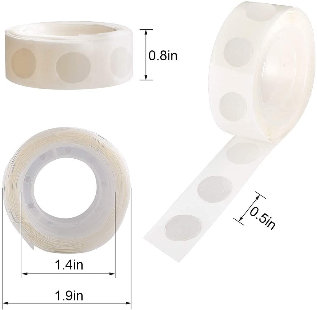 Balloon Hand Pump Flower Clips Ribbon Curling Ribbon and Glue Dot Tape Combo of 12 Pcs(multicolour),material-Plastic