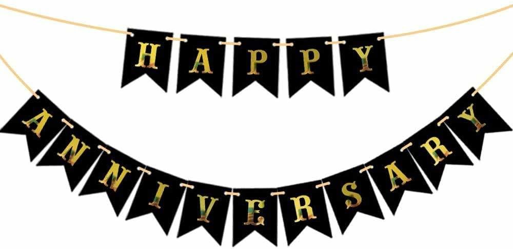 Happy Anniversary Decoration Kit – Rose Gold & Pink Theme | 34-Piece Set