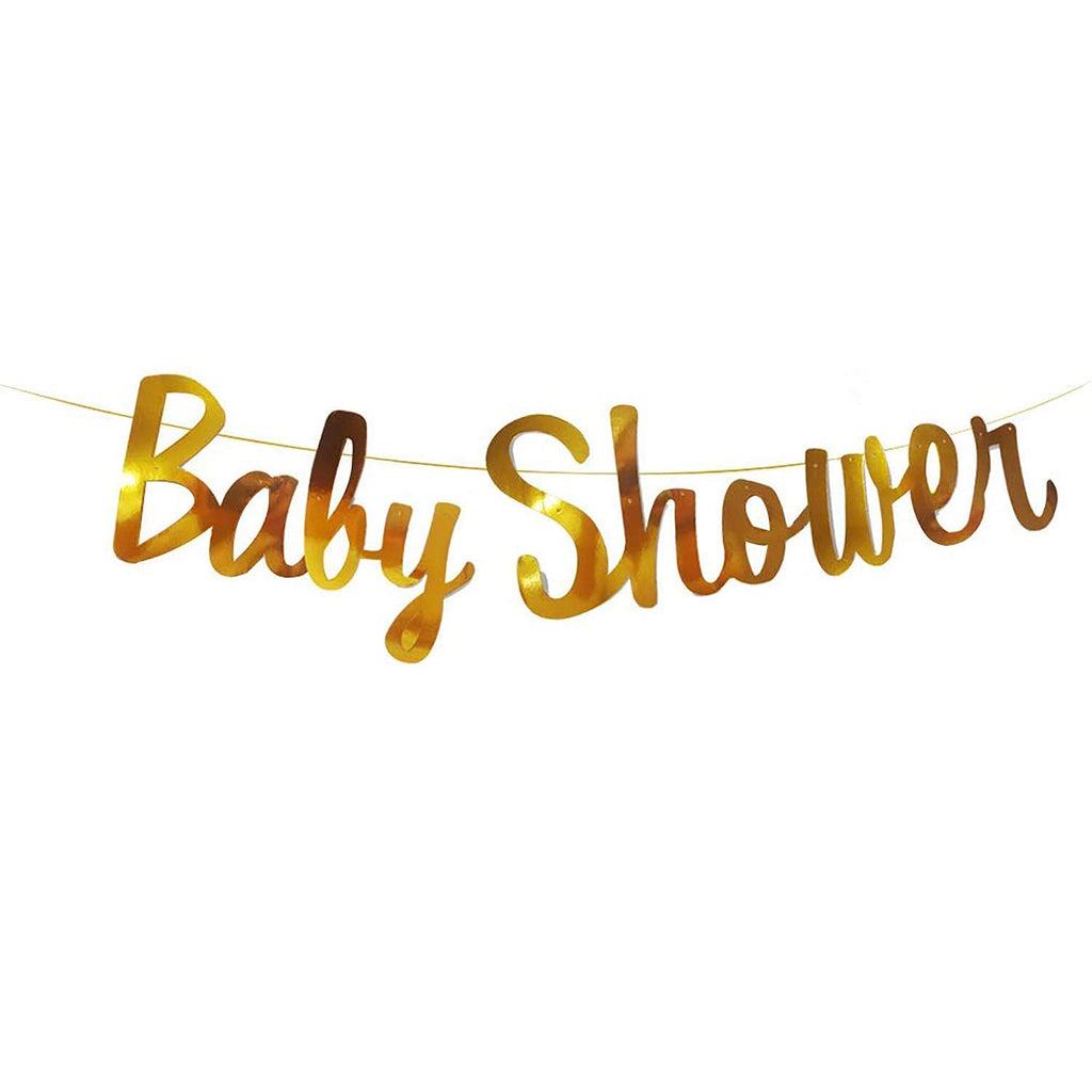 GroovyDuz Baby Shower Decoration Combo Set (47 Pieces) | Baby Shower Party Decoration Kit with Baby Shower Banner, Baby Theme Foil Balloons, Pastel Balloons, Mom-to-Be Sash, Balloon Arch Strip & Glue for Baby Welcome Celebration