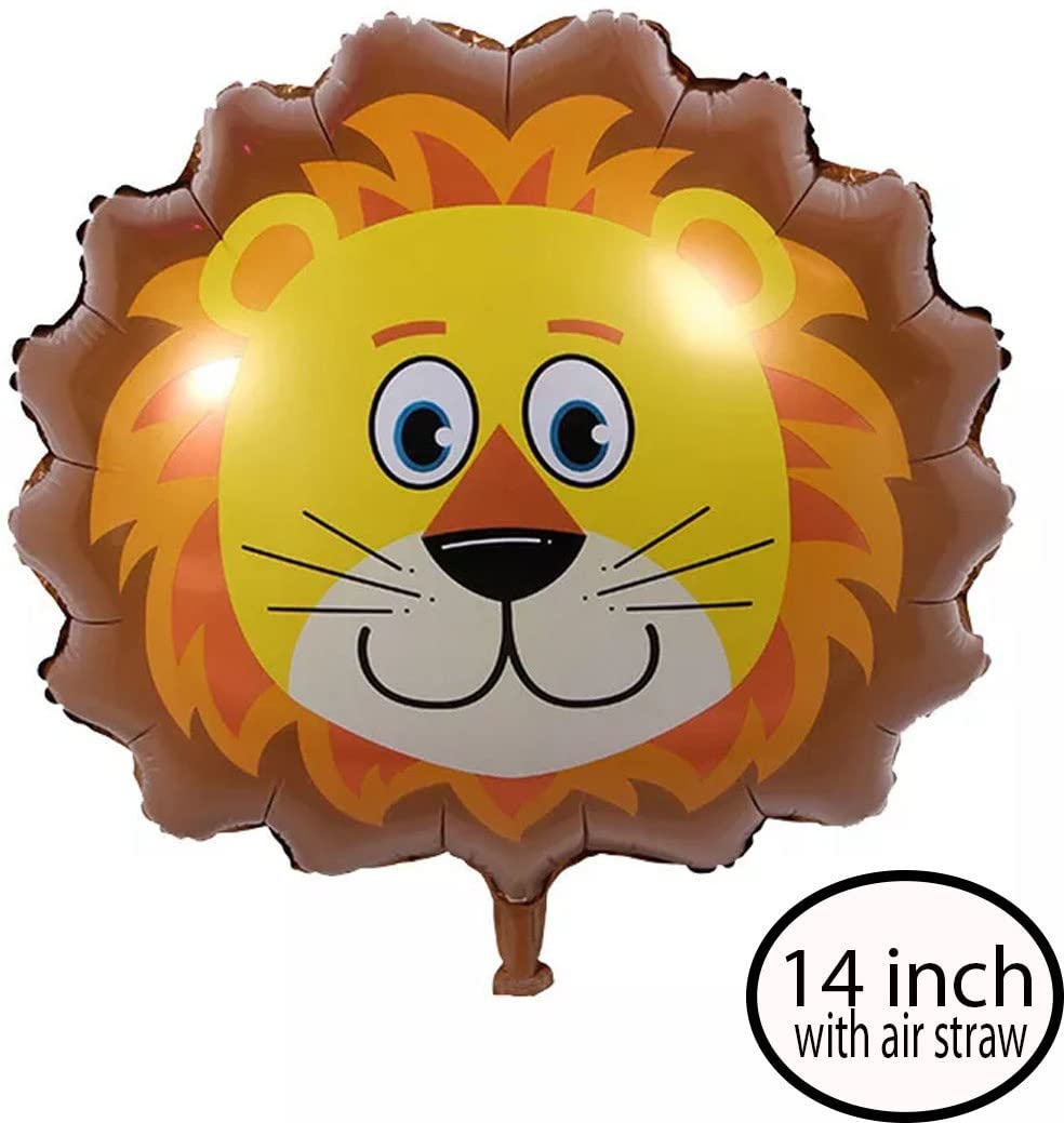 Jungle Theme Decoration Animal Theme Birthday Party Decorations, Animal Balloons, Birthday Balloon (Multicolor, Pack of 49)