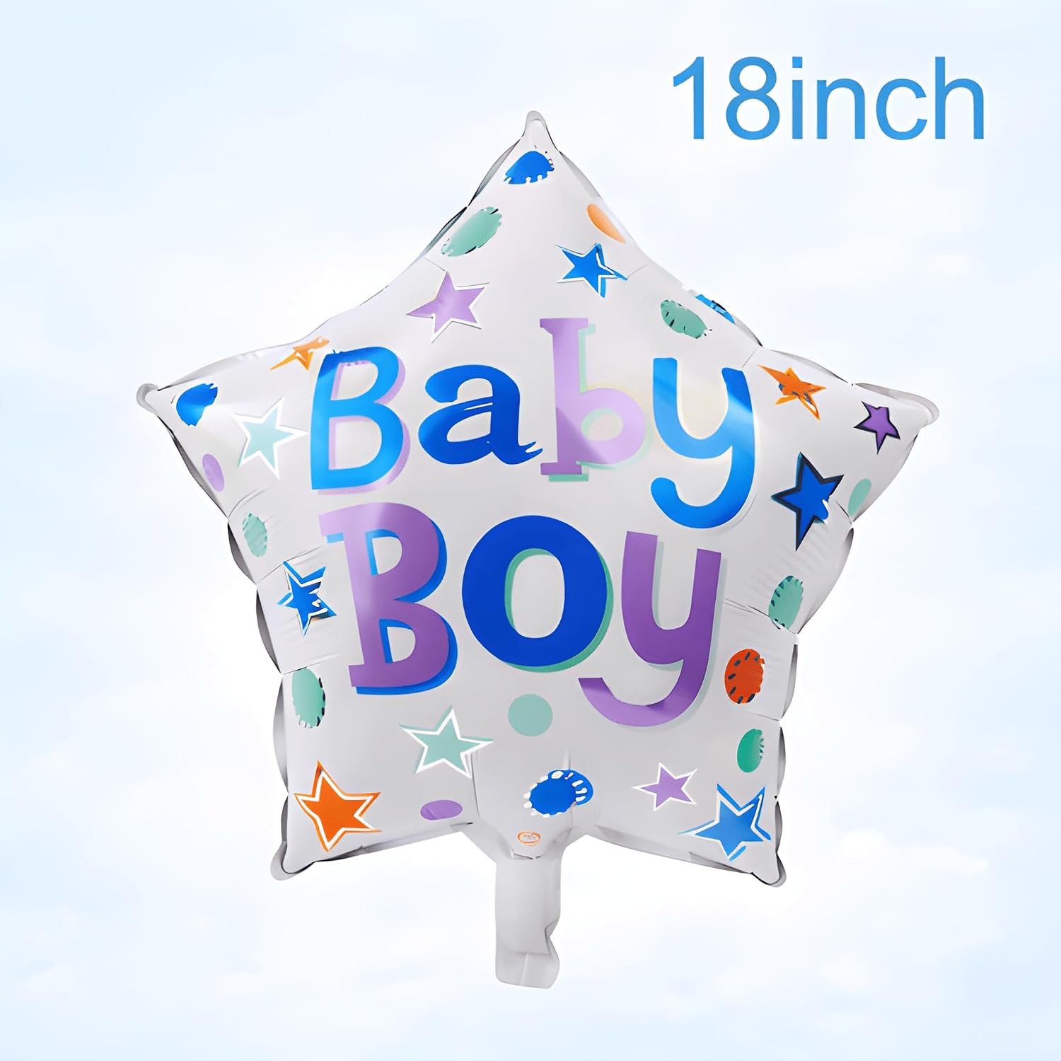 1st Birthday Balloons for Boys Set of 5 Pcs | First Birthday Decoration for Baby Boy | 1st Birthday Foil Balloon | Prince Theme 1st Birthday Decorations Items