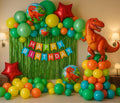 Jungle Theme Decoration Animal Theme Birthday Party Decorations, Animal Balloons, Birthday Balloon (Multicolor, Pack of 49)