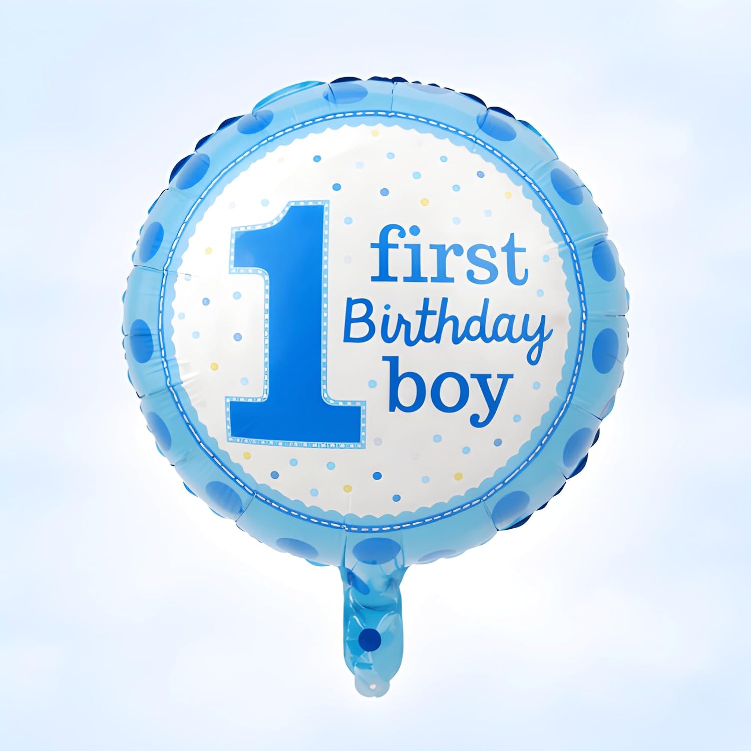 1st Birthday Balloons for Boys Set of 5 Pcs | First Birthday Decoration for Baby Boy | 1st Birthday Foil Balloon | Prince Theme 1st Birthday Decorations Items
